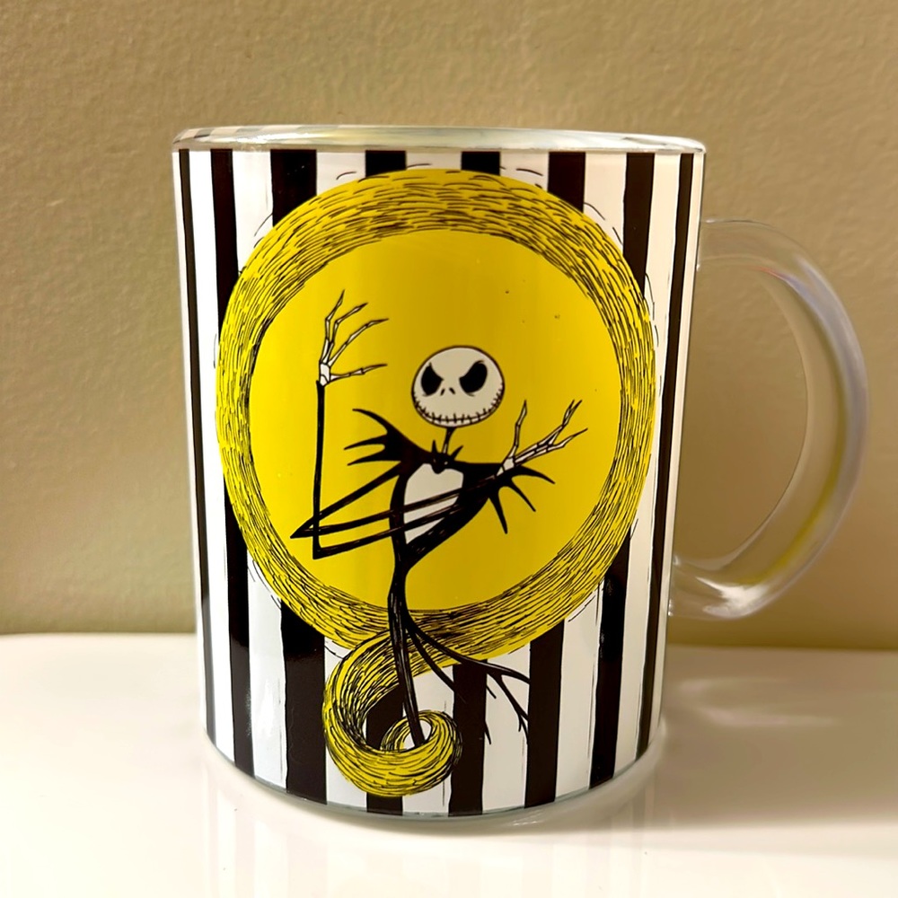 The Nightmare Before Christmas Jack Skellington 20 oz glass mug